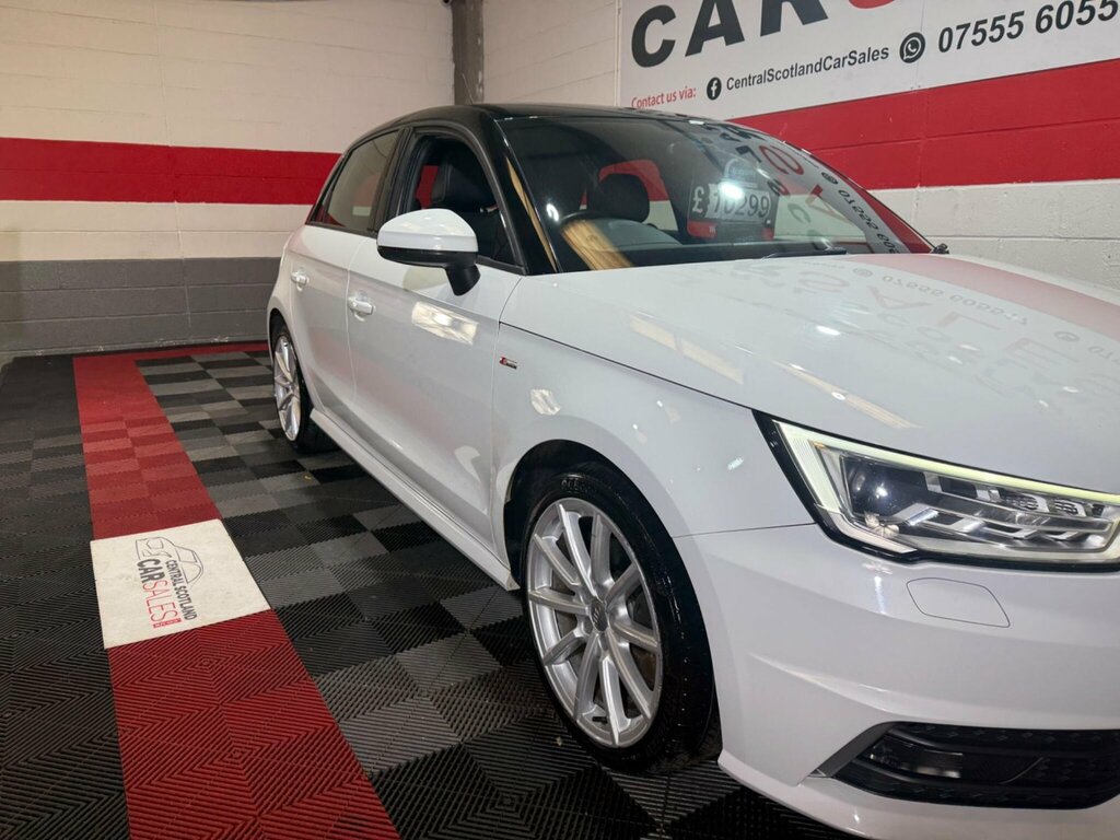 Audi A1 1.4 Tfsi Cod S Line Sportback Euro 6 Ss Na SG18HHR White #5