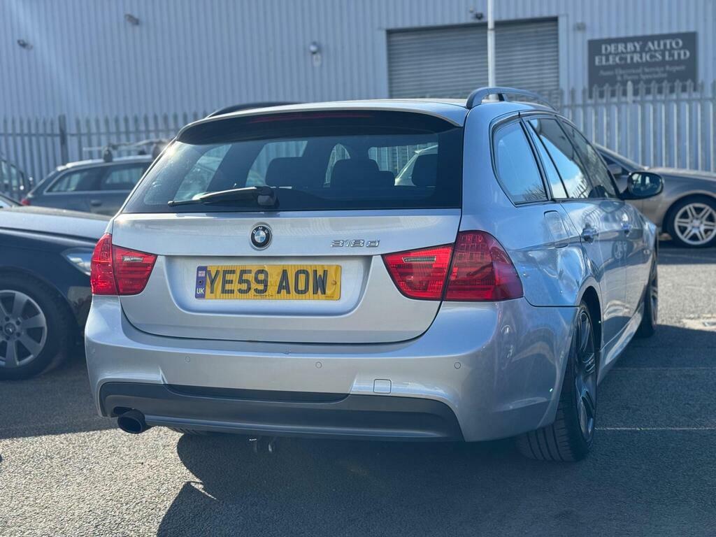 BMW 3 Series 2.0 318D M Sport Touring Steptronic Euro 5 YE59AOW Silver #4