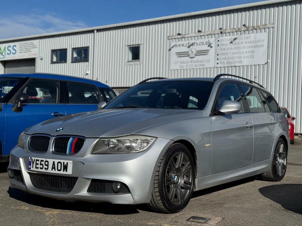 BMW 3 Series 2.0 318D M Sport Touring Steptronic Euro 5 YE59AOW Silver #2