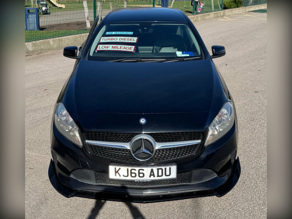 Mercedes-Benz A Class 1.5 A180d Sport Euro 6 Ss KJ66ADU Black #6