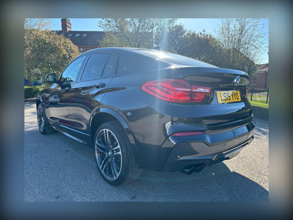 BMW X4 3.0 35D M Sport Xdrive Euro 6 Ss LS15YYO Black #3