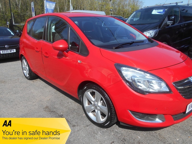 Vauxhall Meriva 2014 Tech Line VK64XDZ Red #2