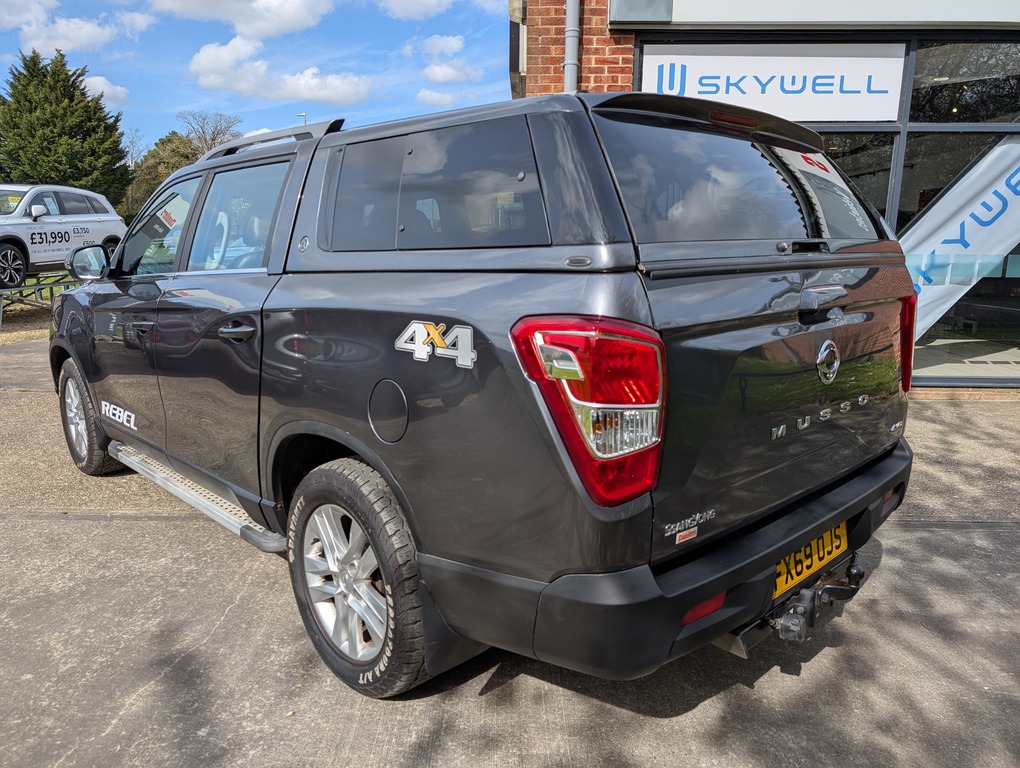 SsangYong Musso 2.2D Rebel Pickup Double Cab 4Wd Grey #3