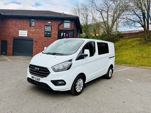 Ford Transit Custom 2023 2.0 300 Ecoblue Limited Crew Van Double Cab 5 MM73DGF White #3