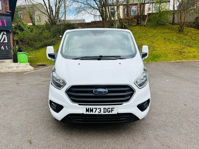 Ford Transit Custom 2023 2.0 300 Ecoblue Limited Crew Van Double Cab 5 MM73DGF White #2