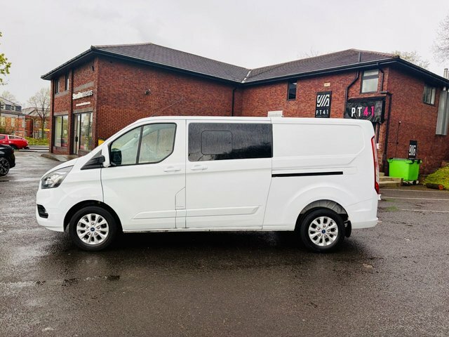 Ford Transit Custom 2022 2.0 300 Ecoblue Limited Crew Van Double Cab 5 MA72AZG White #5