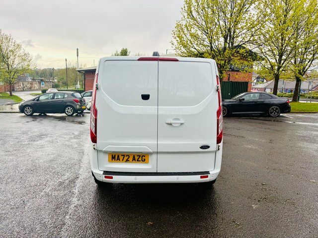 Ford Transit Custom 2022 2.0 300 Ecoblue Limited Crew Van Double Cab 5 MA72AZG White #4
