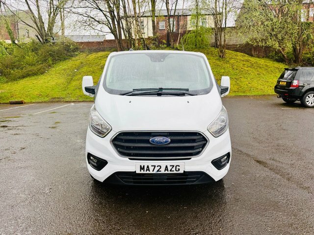 Ford Transit Custom 2022 2.0 300 Ecoblue Limited Crew Van Double Cab 5 MA72AZG White #2