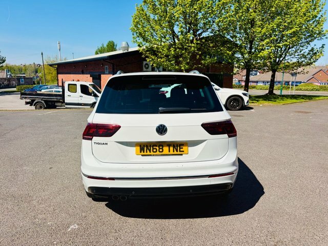 Volkswagen Tiguan 2018 2.0 Tdi R-line Suv Dsg Euro 6 Ss WN68TNE White #4