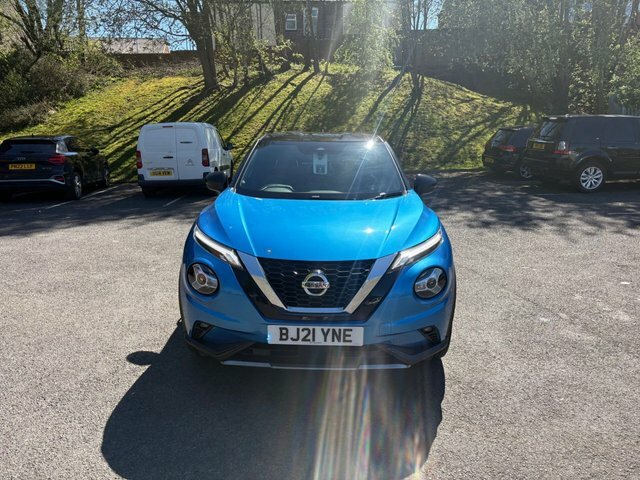 Nissan Juke 2021 1.0 Dig-t Tekna Suv Dct Euro BJ21YNE Blue #3