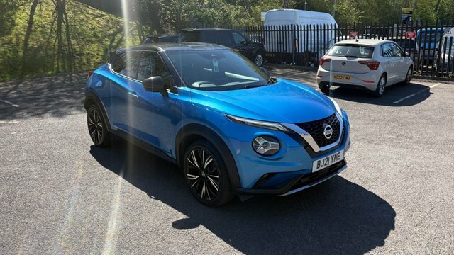 Nissan Juke 2021 1.0 Dig-t Tekna Suv Dct Euro BJ21YNE Blue #4