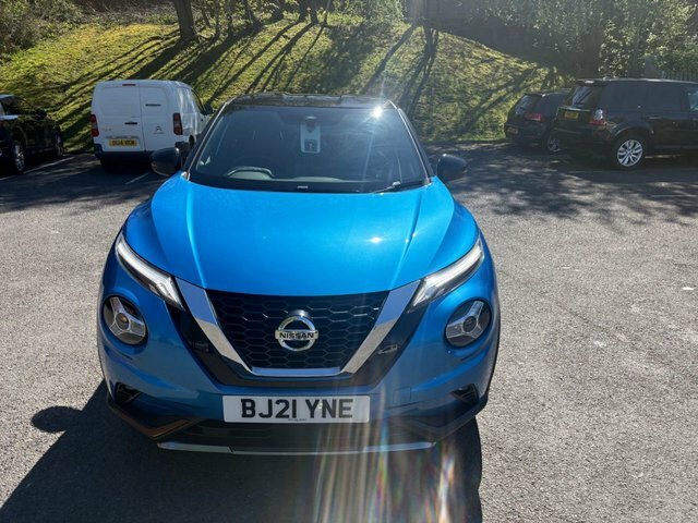 Nissan Juke 2021 1.0 Dig-t Tekna Suv Dct Euro BJ21YNE Blue #2