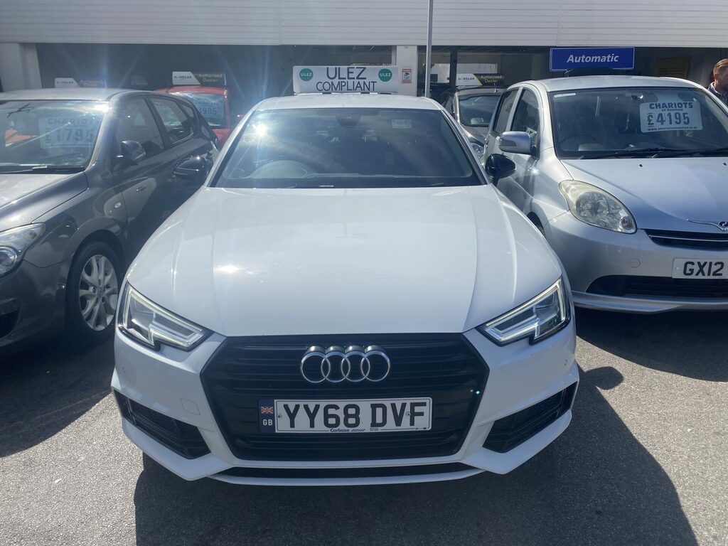 Audi A4 S Line Black Edition YY68DVF White #2