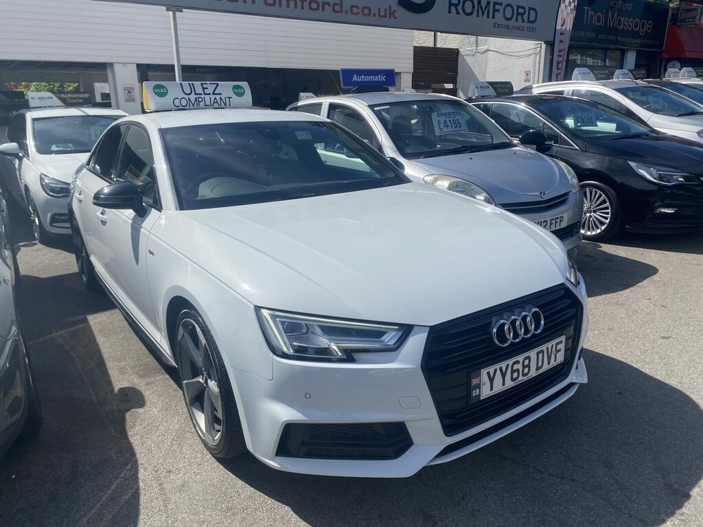 Audi A4 S Line Black Edition YY68DVF White #3