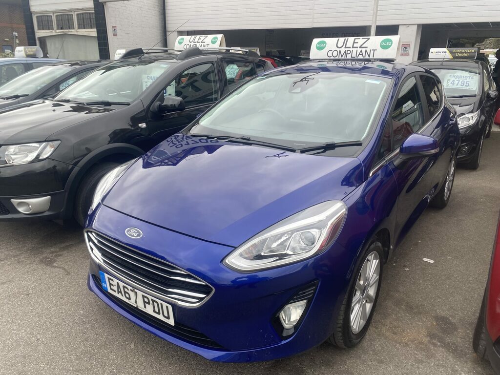 Ford Fiesta 1.0T Ecoboost Titanium Euro 6 S S Blue