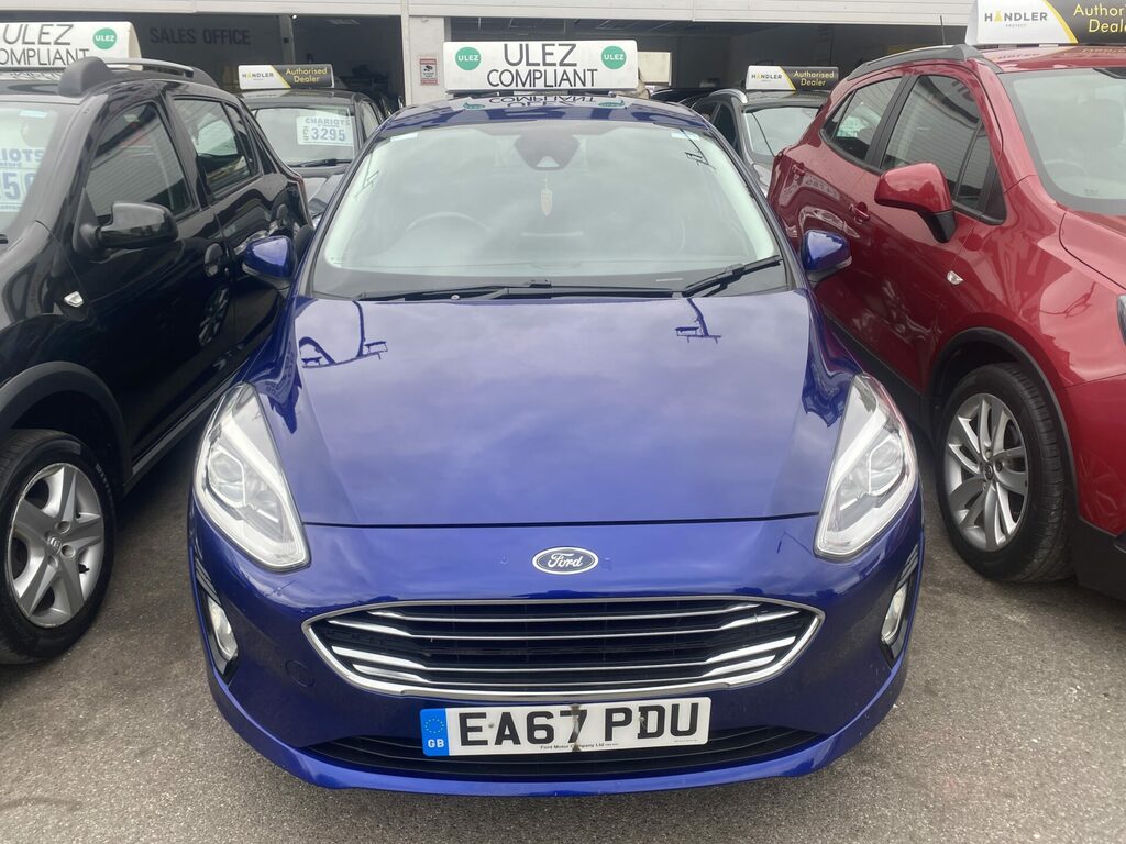Ford Fiesta 1.0T Ecoboost Titanium Euro 6 S S EA67PDU Blue #2