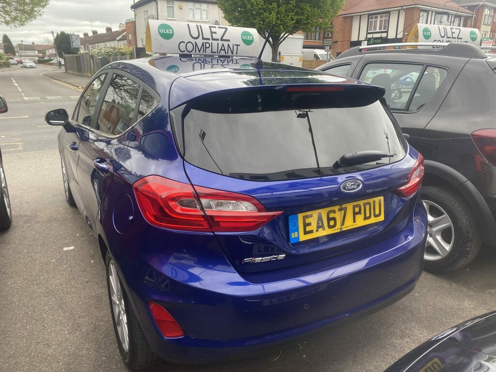 Ford Fiesta 1.0T Ecoboost Titanium Euro 6 S S EA67PDU Blue #5