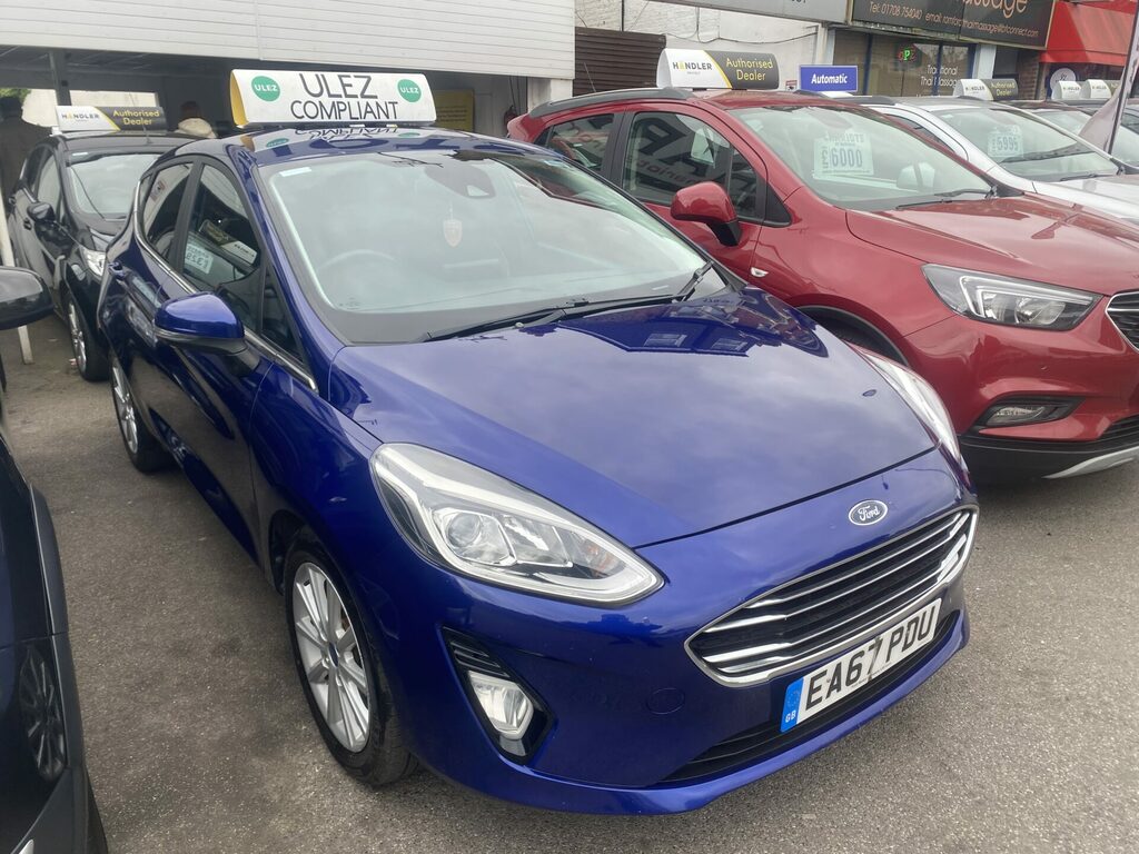 Ford Fiesta 1.0T Ecoboost Titanium Euro 6 S S EA67PDU Blue #3