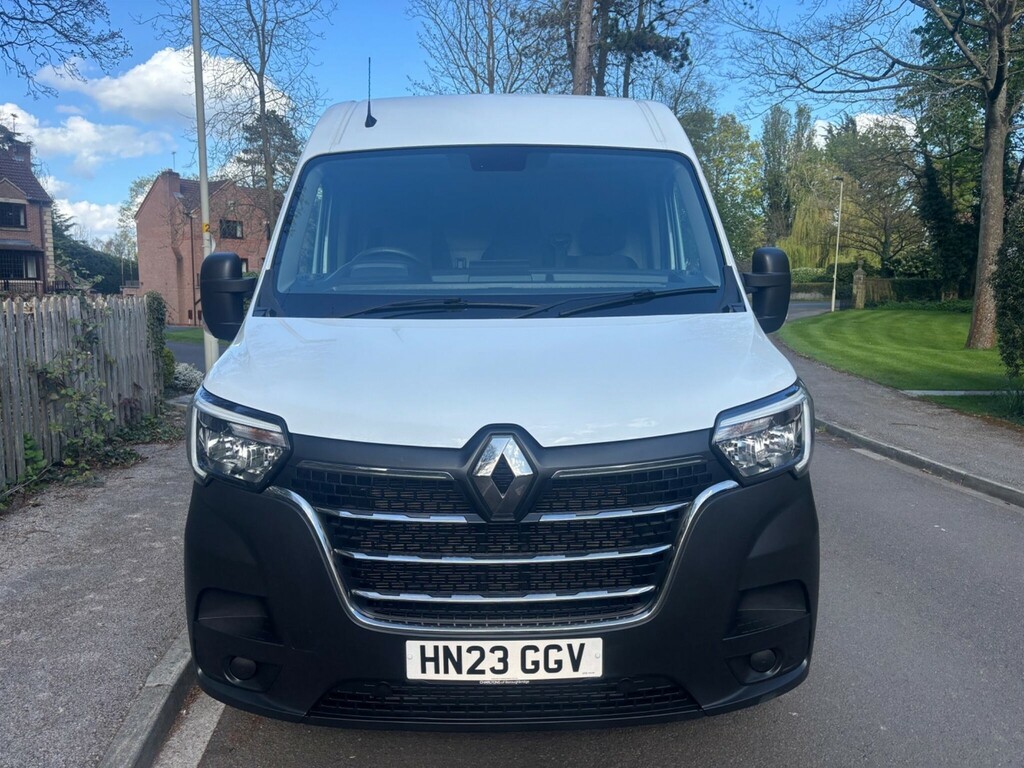 Renault Master 2.3 Dci 35 Business Fwd Lwb Medium Roof Euro 6 HN23GGV White #2