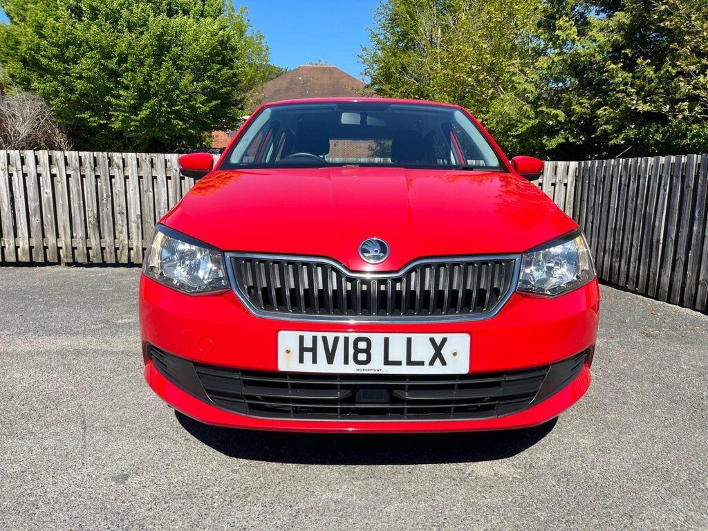Skoda Fabia 1.0 Se Euro 6 Ss HV18LLX Red #4