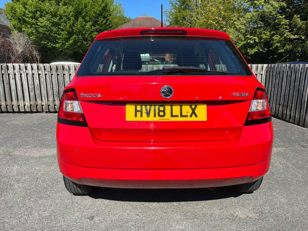 Skoda Fabia 1.0 Se Euro 6 Ss HV18LLX Red #5
