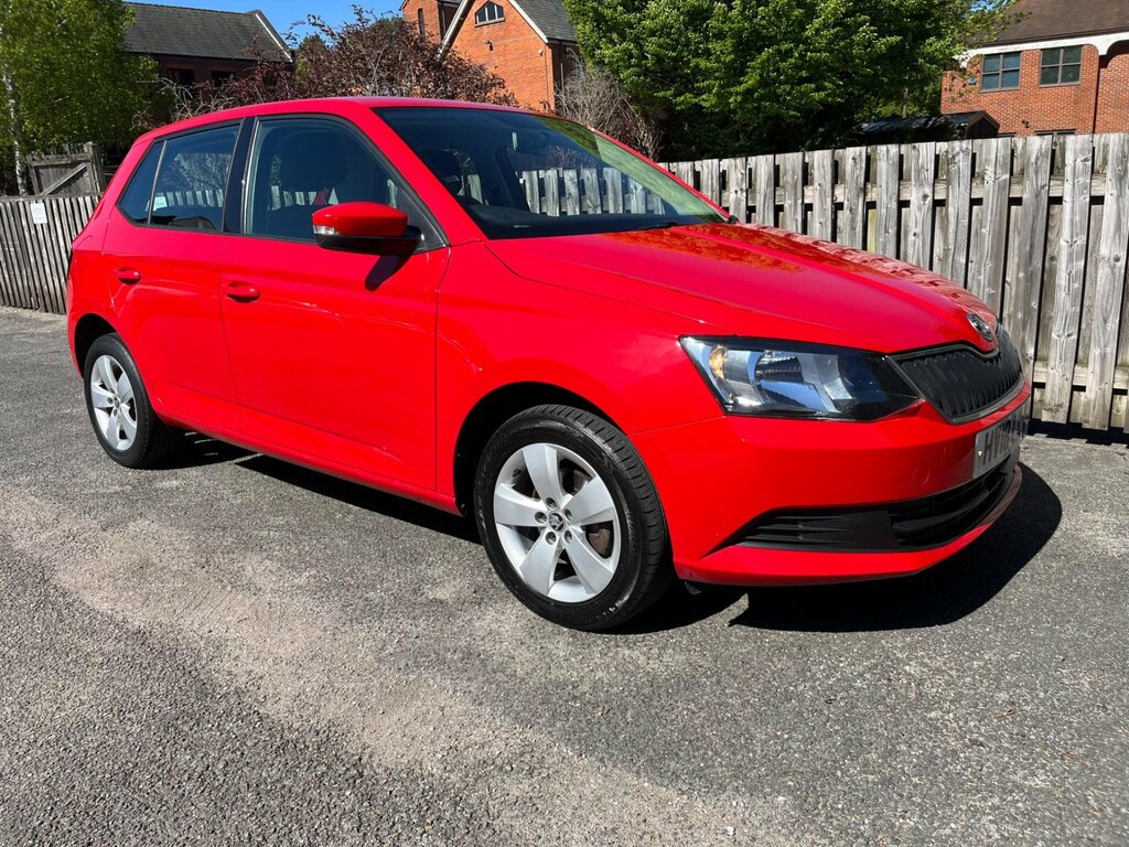 Skoda Fabia 1.0 Se Euro 6 Ss HV18LLX Red #6