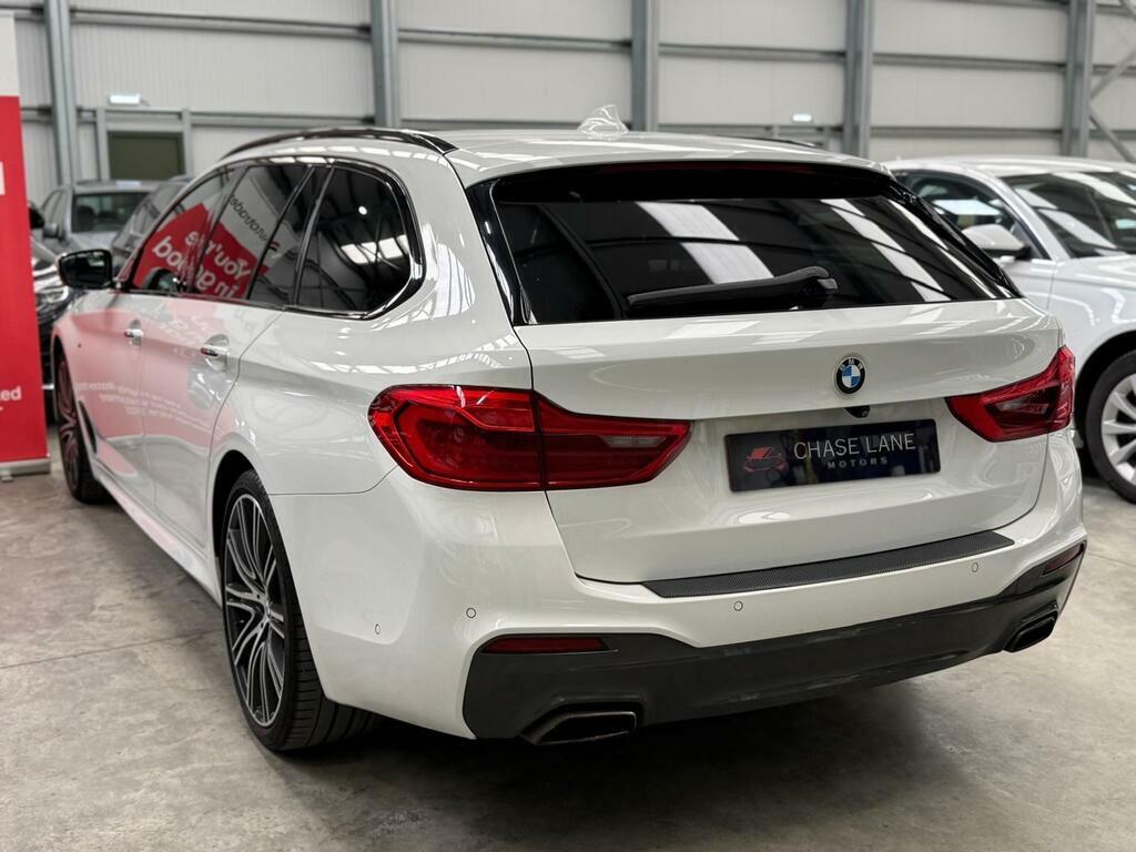 BMW 5 Series 3.0 530D M Sport Touring Xdrive Euro 6 Ss SL18EZA White #4