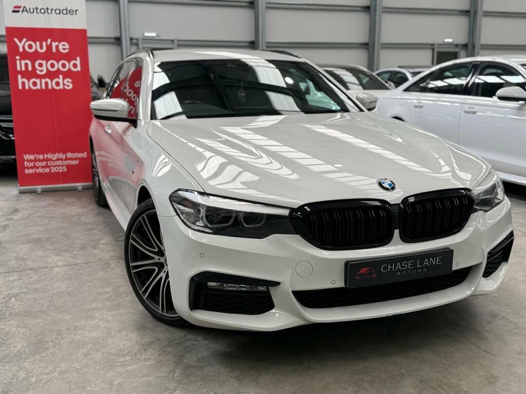 BMW 5 Series 3.0 530D M Sport Touring Xdrive Euro 6 Ss SL18EZA White #5