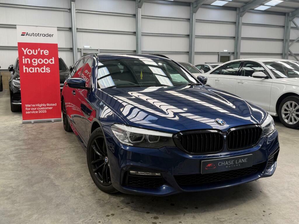 BMW 5 Series 2.0 520D M Sport Touring Xdrive Euro 6 S S Blue