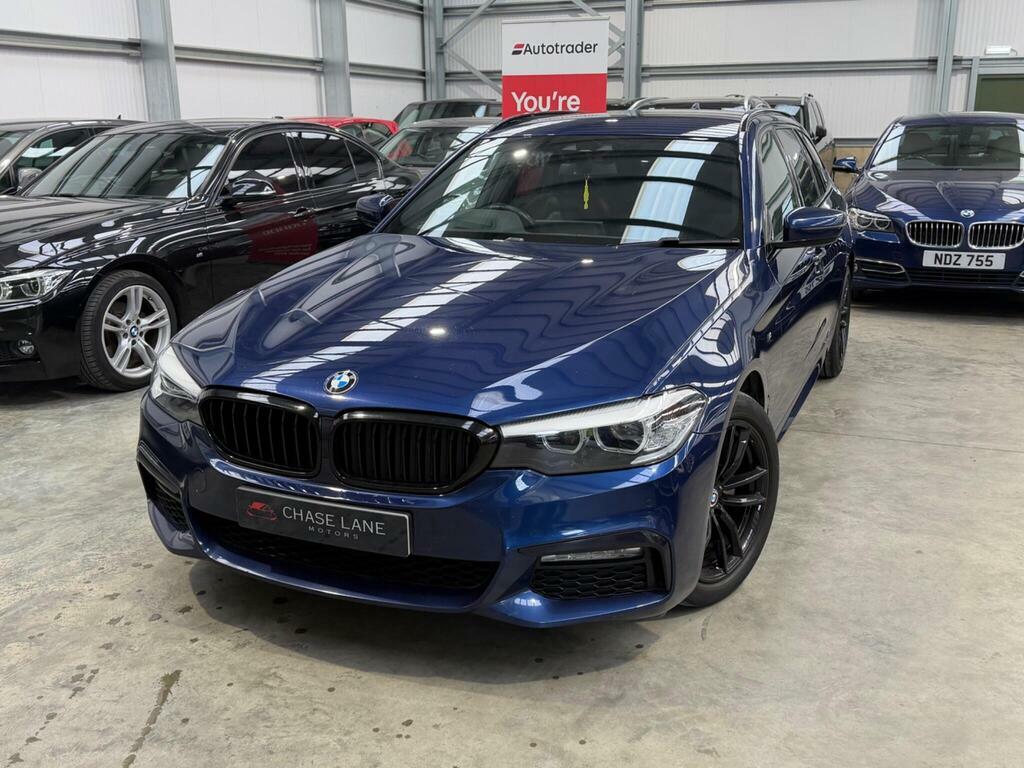 BMW 5 Series 2.0 520D M Sport Touring Xdrive Euro 6 S S  Blue #3
