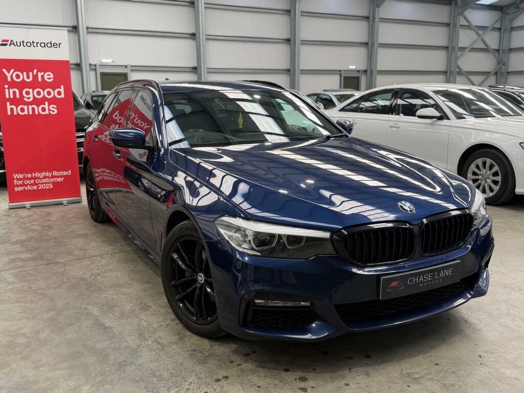 BMW 5 Series 2.0 520D M Sport Touring Xdrive Euro 6 S S  Blue #6