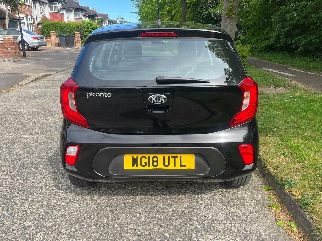 Kia Picanto 1.25 2 Euro 6 WG18UTL Black #6