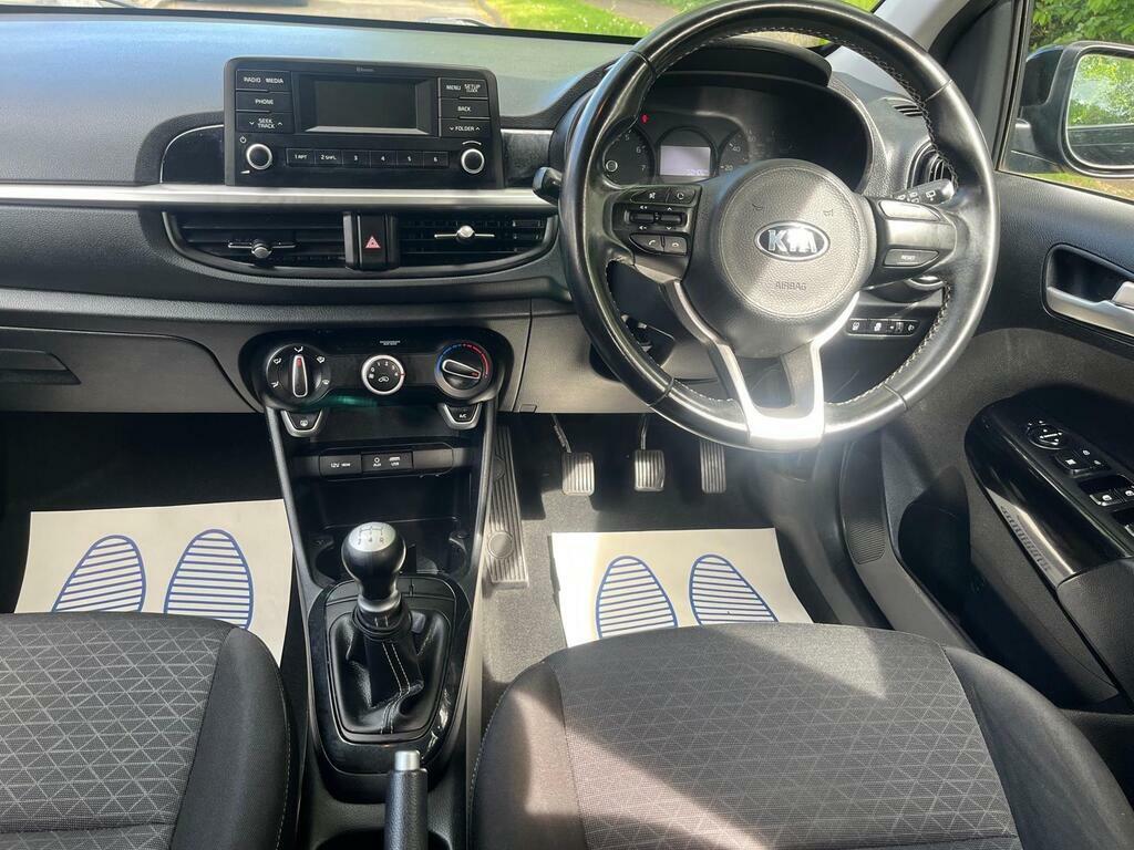 Kia Picanto 1.25 2 Euro 6 WG18UTL Black #4