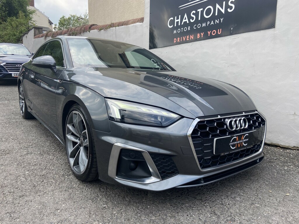 Audi A5 Coupe 2.0 Tfsi 35 S Line 2022 YR72HHW Grey #4