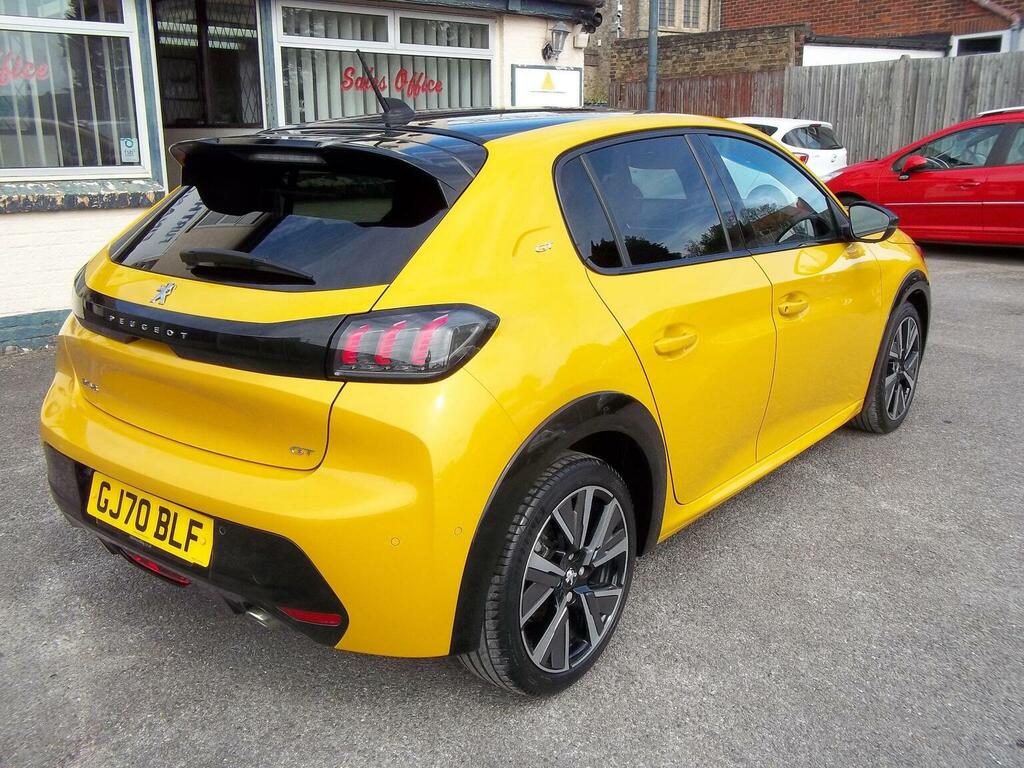 Peugeot 208 1.2 Puretech Gt Eat Euro 6 Ss 202070 GJ70BLF Yellow #5