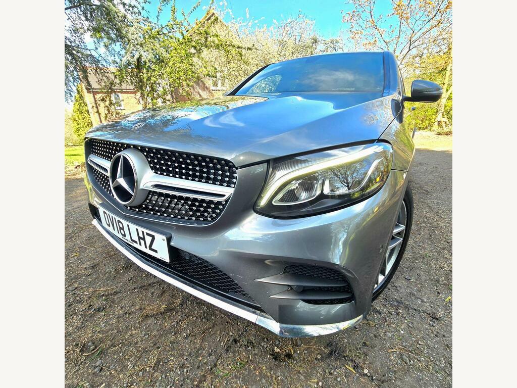Mercedes-Benz GLC Class 2.1 Glc220d Amg Line Coupe G-tronic 4Matic Euro 6 OV18LHZ Grey #2