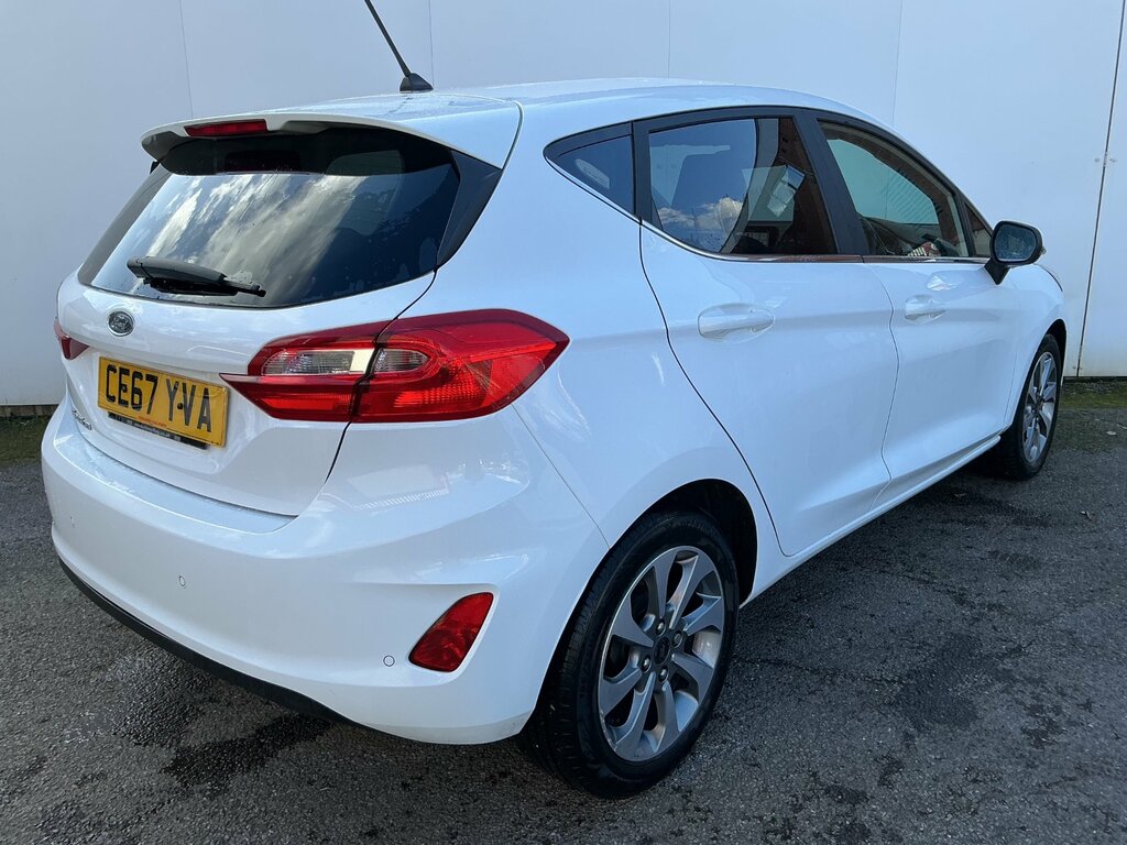 Ford Fiesta 1.1 Ti-vct Zetec Hatchback Euro CE67YVA White #5