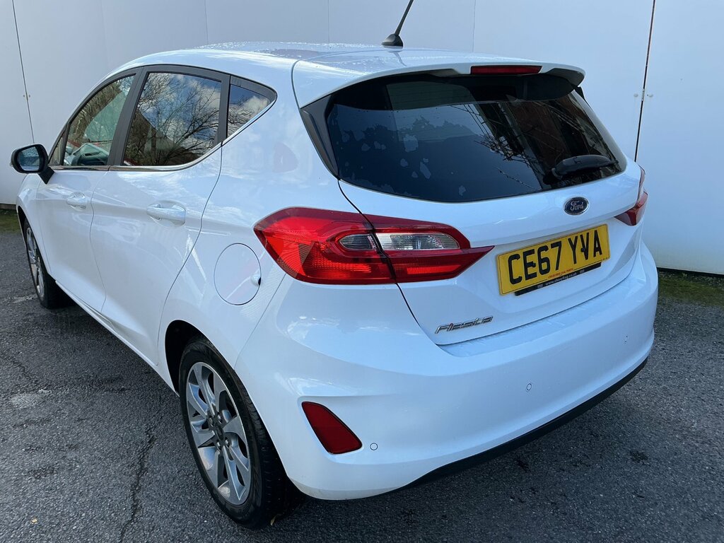 Ford Fiesta 1.1 Ti-vct Zetec Hatchback Euro CE67YVA White #6