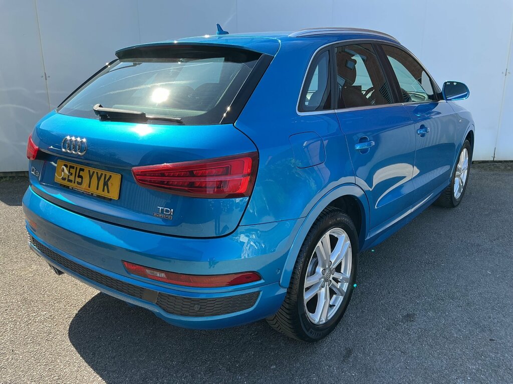 Audi Q3 2.0 Tdi S Line Suv S Tronic Quattro Eur CE15YYK Blue #5