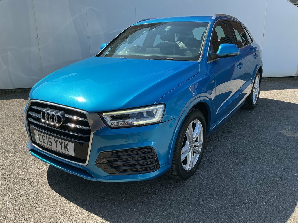 Audi Q3 2.0 Tdi S Line Suv S Tronic Quattro Eur CE15YYK Blue #2
