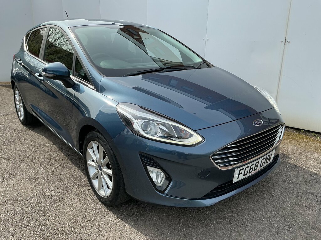 Ford Fiesta 1.5 Tdci Titanium Hatchback Euro FG68GNN Blue #3