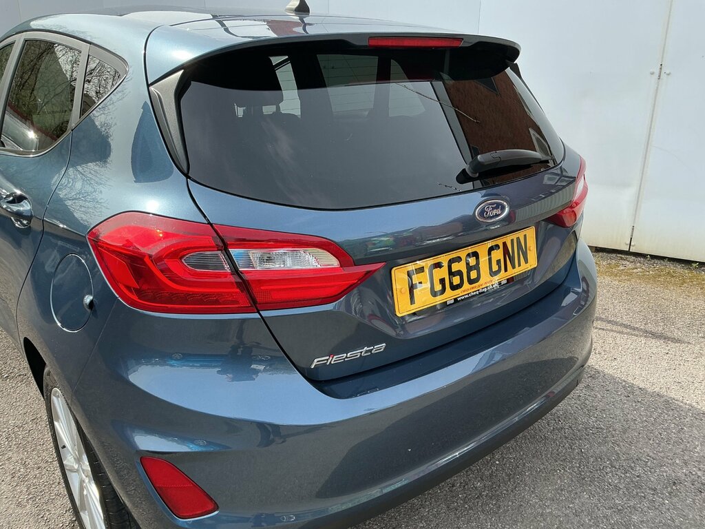 Ford Fiesta 1.5 Tdci Titanium Hatchback Euro FG68GNN Blue #6