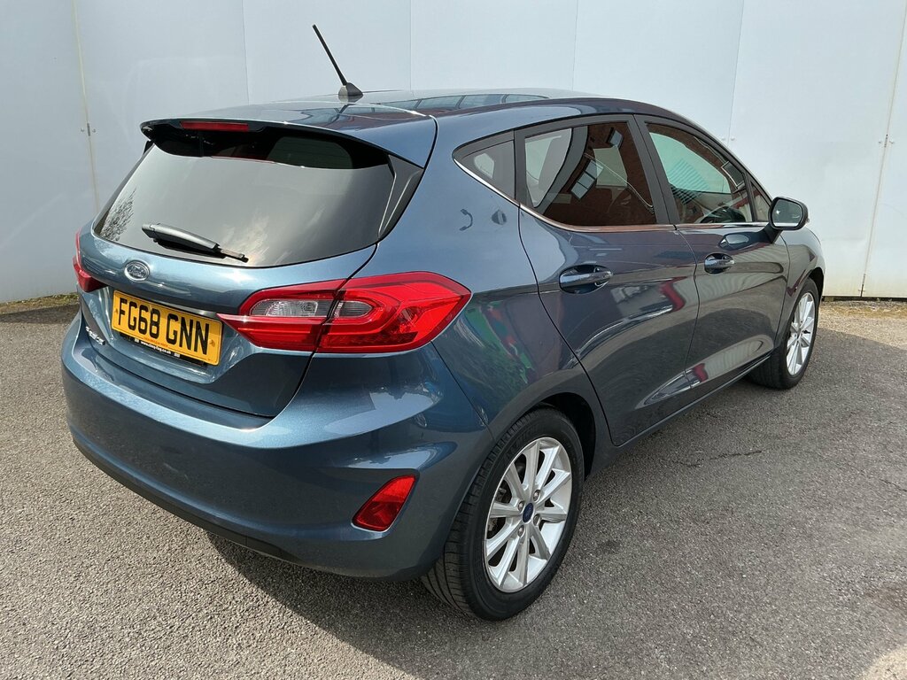 Ford Fiesta 1.5 Tdci Titanium Hatchback Euro FG68GNN Blue #5
