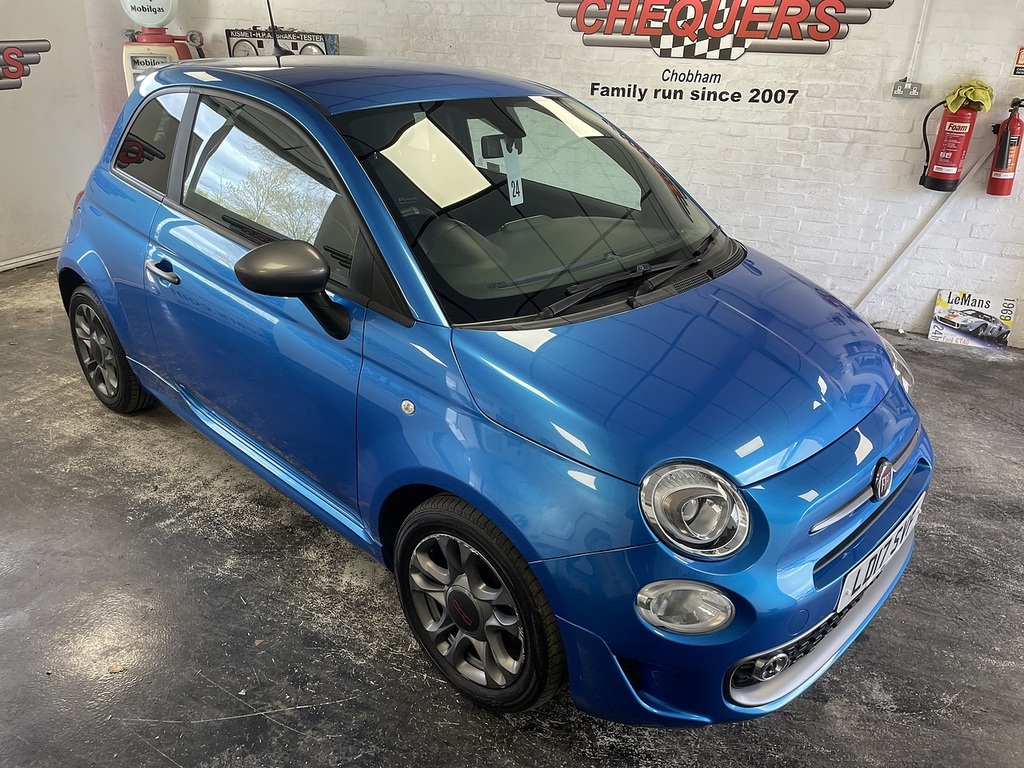 Fiat 500 S Blue #2