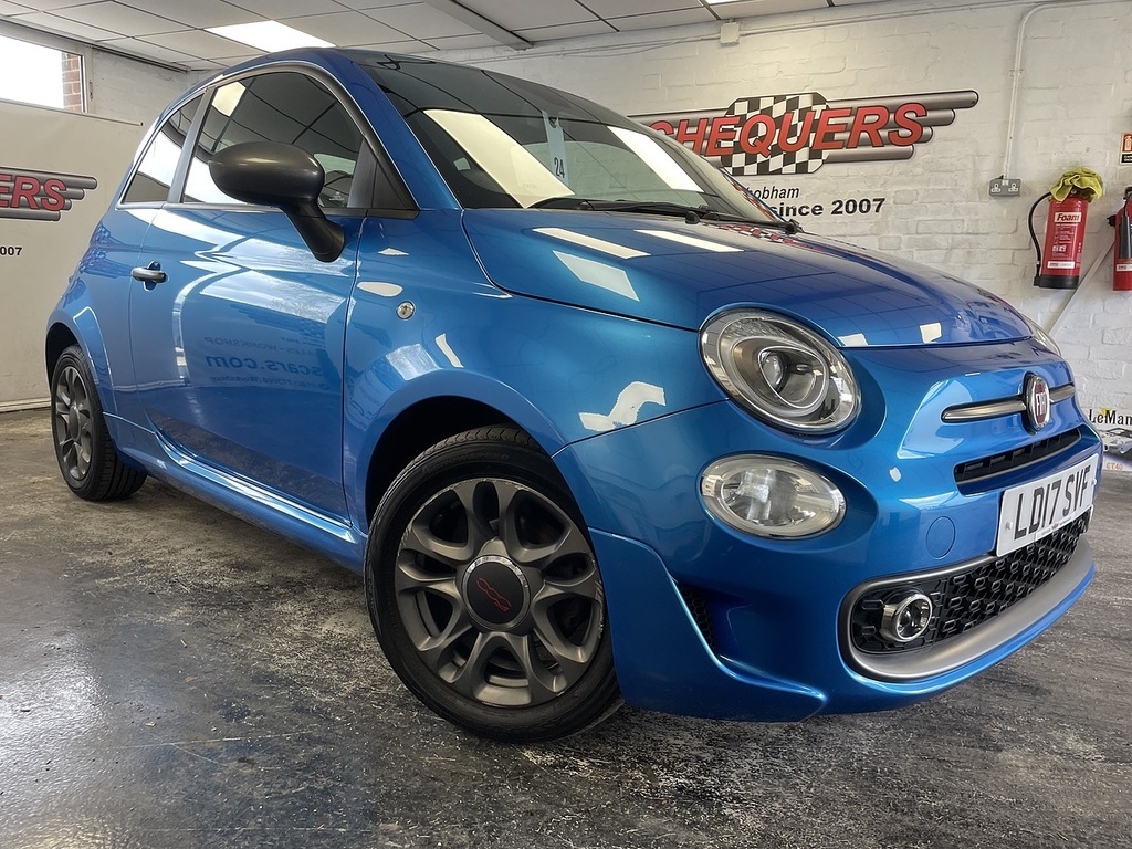 Fiat 500 S Blue