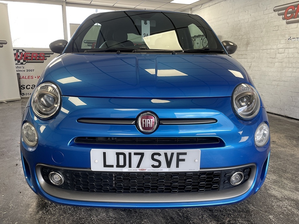 Fiat 500 S Blue #3