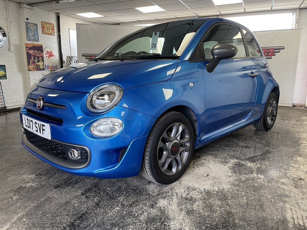 Fiat 500 S Blue #6