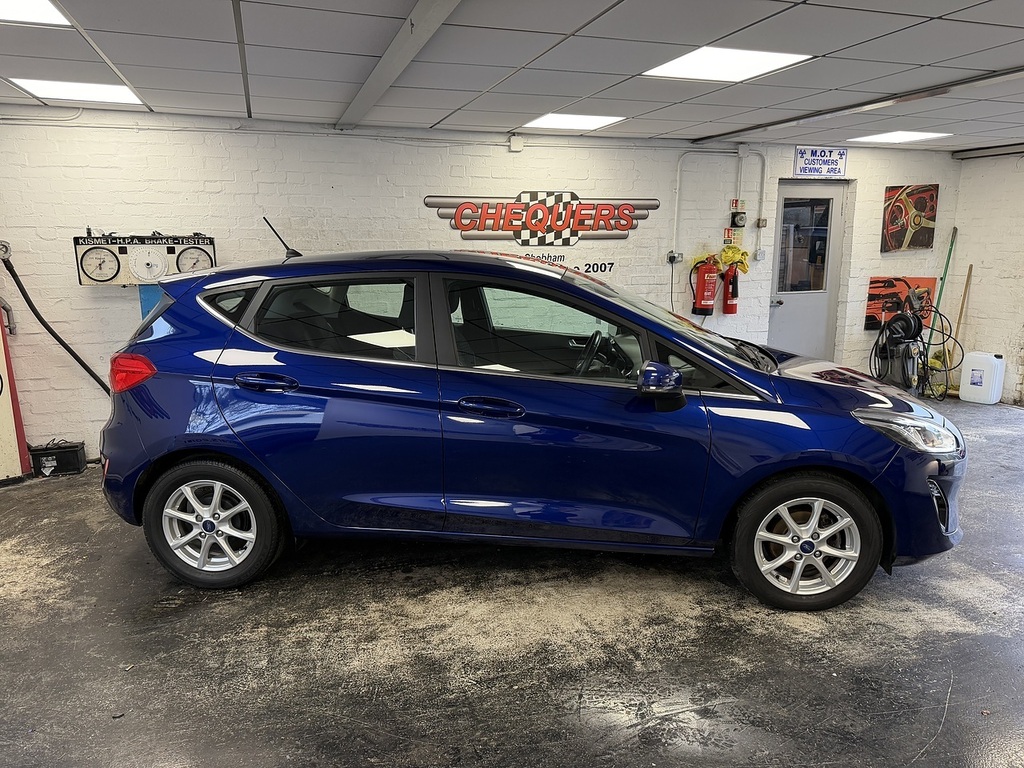 Ford Fiesta T Ecoboost Zetec WN67WDP Blue #5