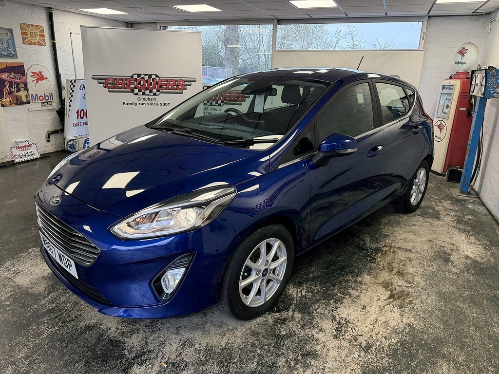 Ford Fiesta T Ecoboost Zetec WN67WDP Blue #4