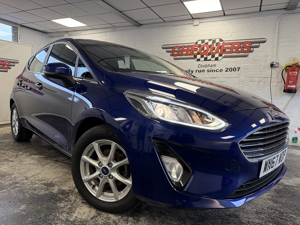 Ford Fiesta T Ecoboost Zetec WN67WDP Blue